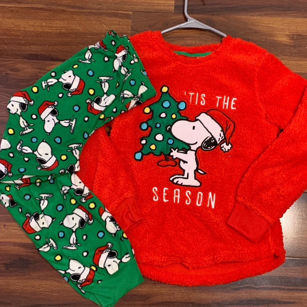 Snoopy Tis’ the Season pajamas